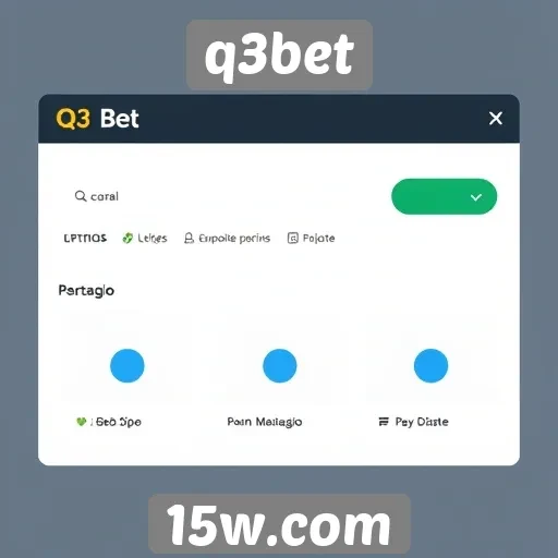 Interface do usuário no q3bet é intuitiva